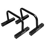 Gym Equipment & Accessories: Steel Parallette Bars for Push Ups, Dips & Calisthenics Home Strength Training