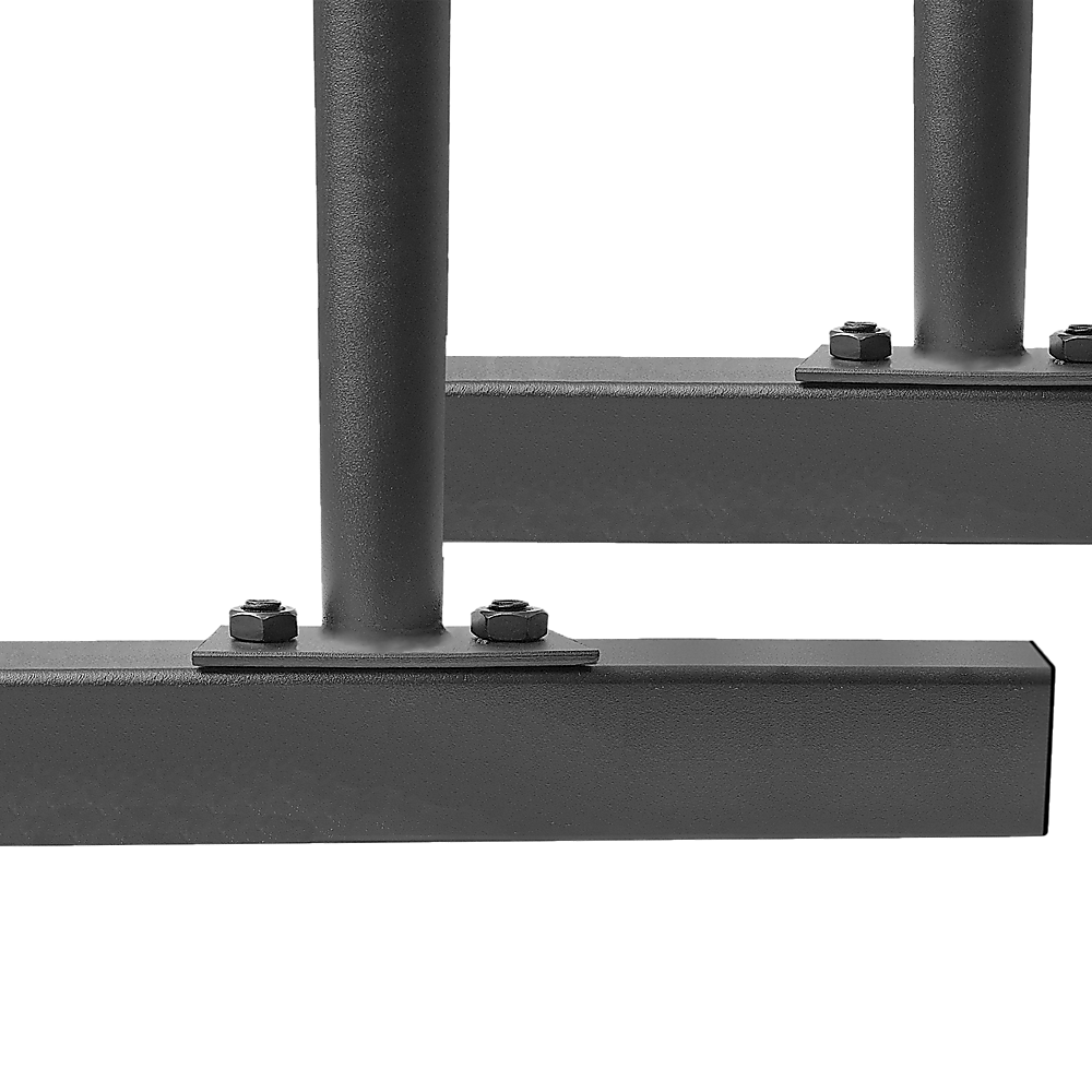 Gym Equipment & Accessories: Steel Parallette Bars for Push Ups, Dips & Calisthenics Home Strength Training