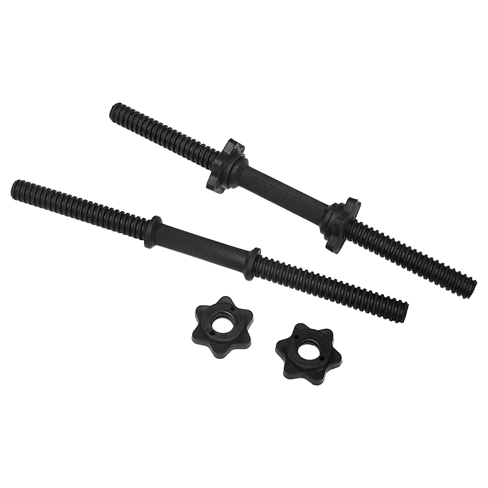 Weightlifting Machines & Racks: 45cm - 1 Pair Dumbbell Bar 25mm Diameter - PVC Coated Dumbell Handle