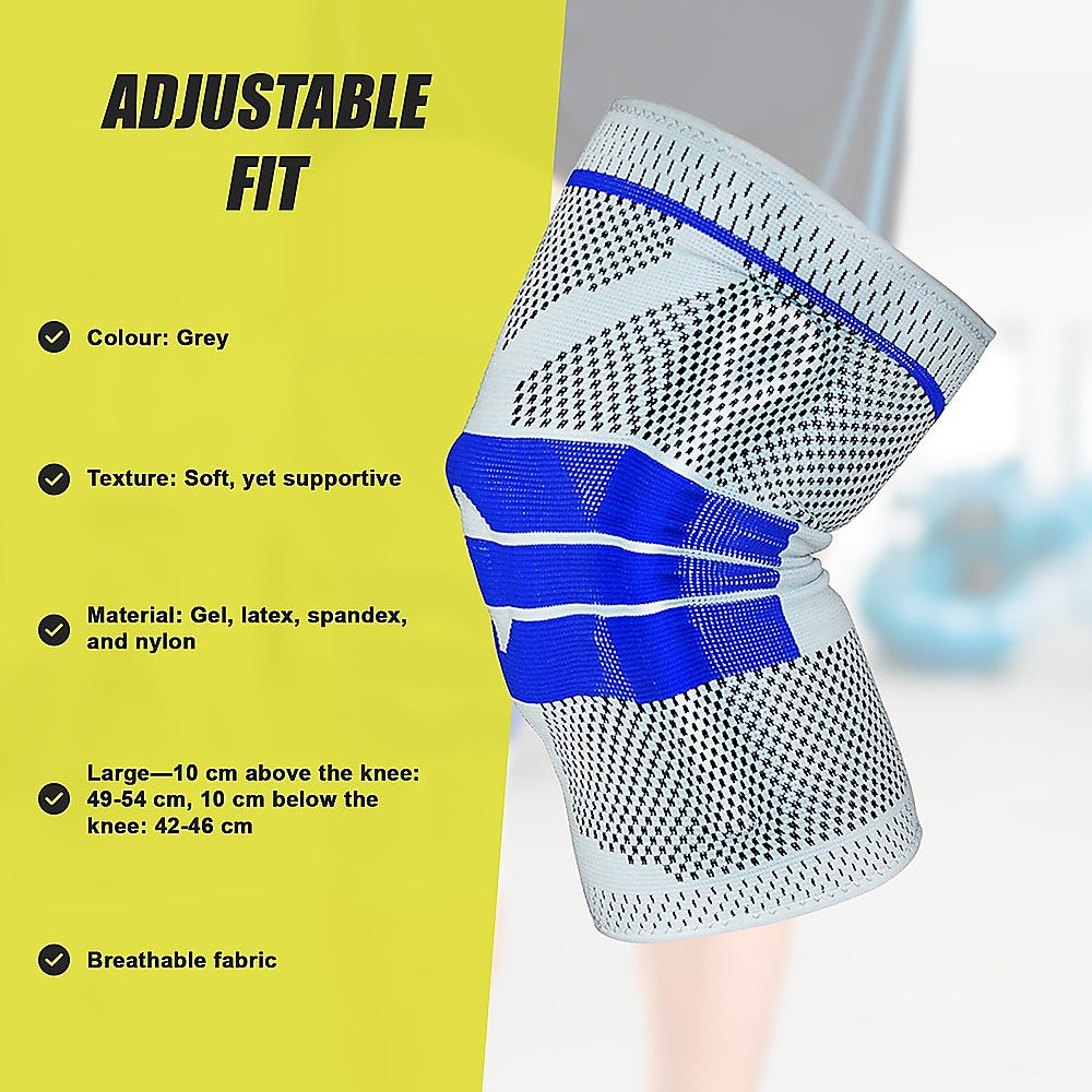 Supports & Braces: Full Knee Support Brace Knee Protector Large