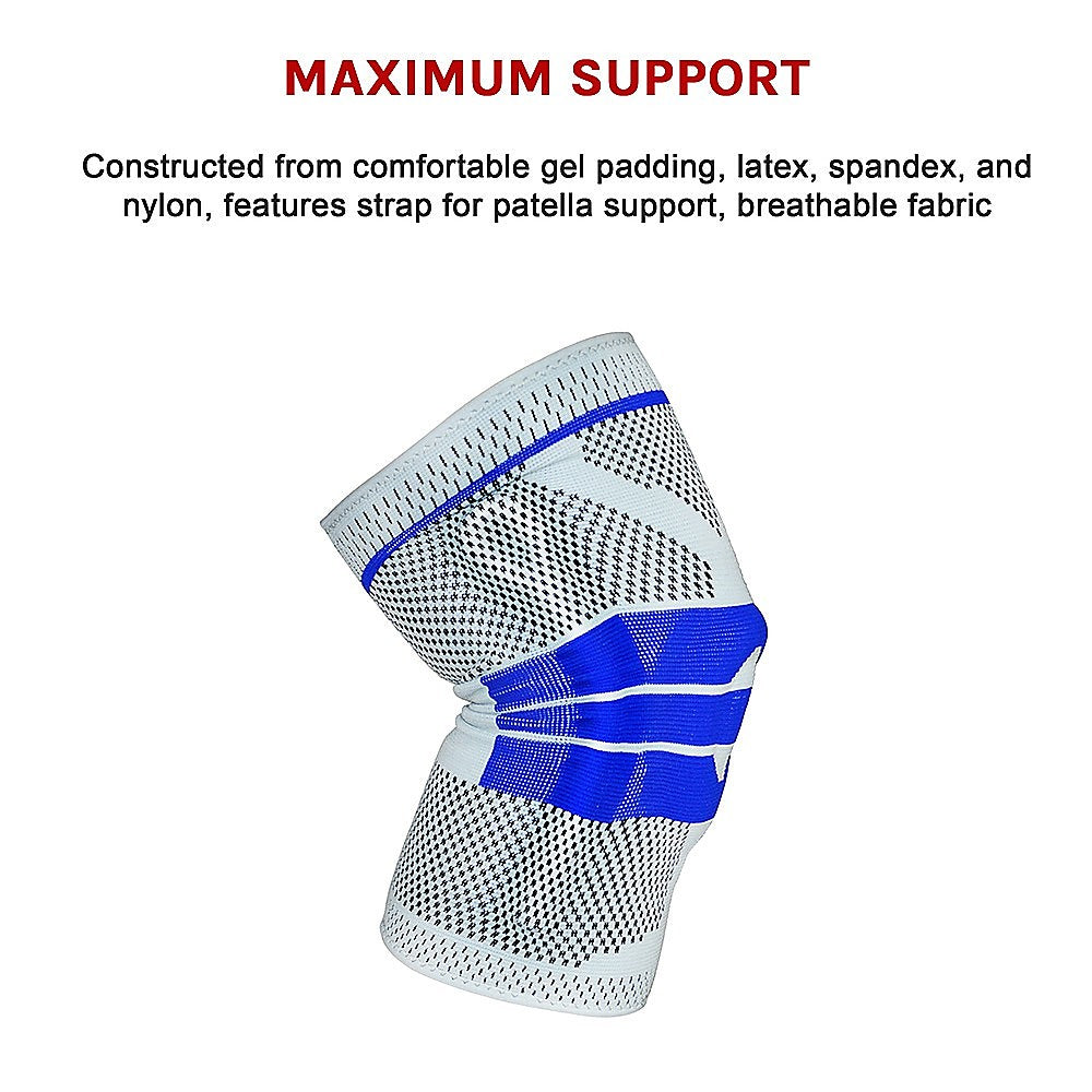 Supports & Braces: Full Knee Support Brace Knee Protector Large