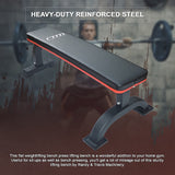 Gym Equipment & Accessories: Commercial Flat Weight Lifting Bench