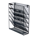 Filing & Organisation: Wall Mount 6 Pocket Hanging File Sorter Organizer Folder Holder Rack Storage