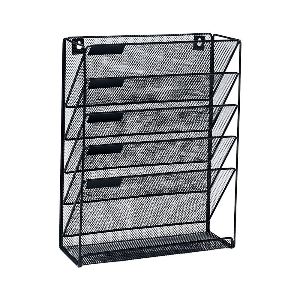 Filing & Organisation: Wall Mount 6 Pocket Hanging File Sorter Organizer Folder Holder Rack Storage