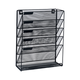 Filing & Organisation: Wall Mount 6 Pocket Hanging File Sorter Organizer Folder Holder Rack Storage