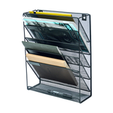 Filing & Organisation: Wall Mount 6 Pocket Hanging File Sorter Organizer Folder Holder Rack Storage