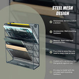 Filing & Organisation: Wall Mount 6 Pocket Hanging File Sorter Organizer Folder Holder Rack Storage