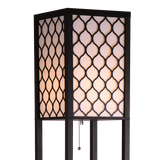 Floor Lamps: Shelf Floor Lamp - Shade Diffused Light Source with Open-Box Shelves
