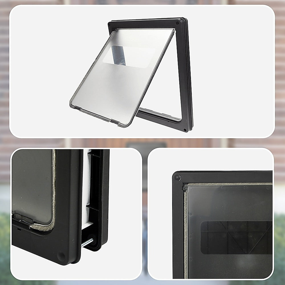 Cat & Dog Flaps: Pet Cat Dog Safe Security Flap Locking Door