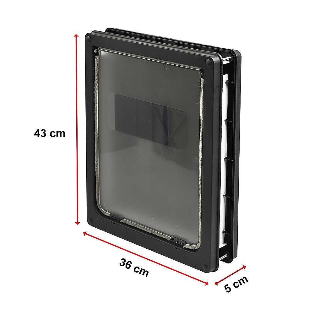 Cat & Dog Flaps: Pet Cat Dog Safe Security Flap Locking Door