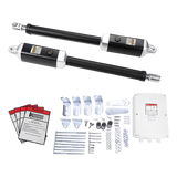 1200KG 20W Solar Double Swing Auto Motor Remote Gate Opener