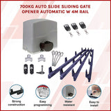 700KG Auto Slide Sliding Gate Opener Automatic w 4m Rail