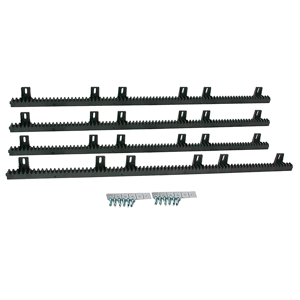 Fence & Gate Accessories: Sliding Gate Hardware Accessories Kit - 4m Gear Rack Track