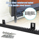 Fence & Gate Accessories: Sliding Gate Hardware Accessories Kit - 4m Gear Rack Track