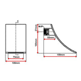 304SS Waterfall Bath Spout