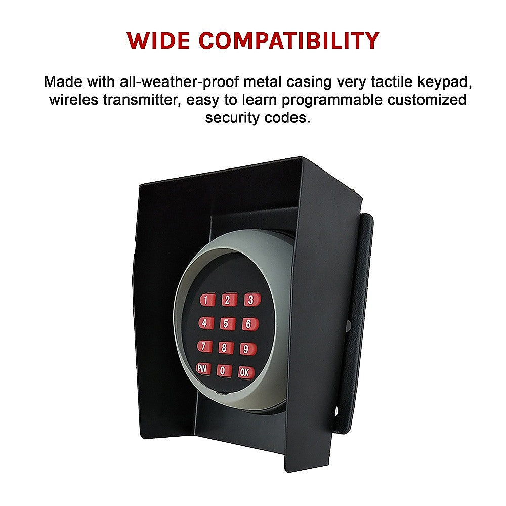 Fence & Gate Accessories: Wireless Keypad Entry For Swing And Sliding Gate with Metal Casing