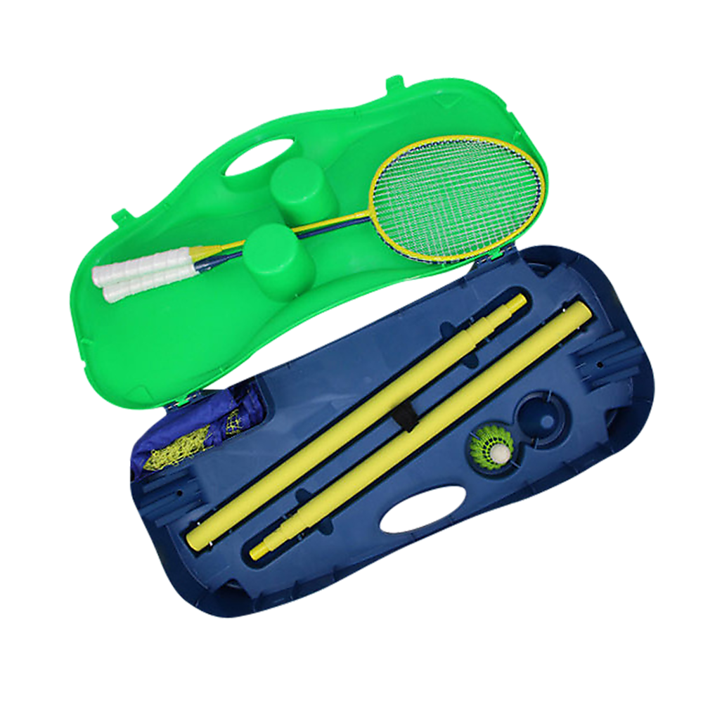 Activity Games: Folding Portable Badminton Combo Set Volleyball Net Outdoor Sports