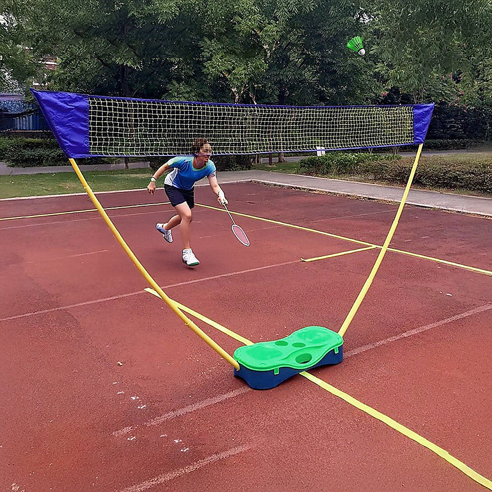 Activity Games: Folding Portable Badminton Combo Set Volleyball Net Outdoor Sports