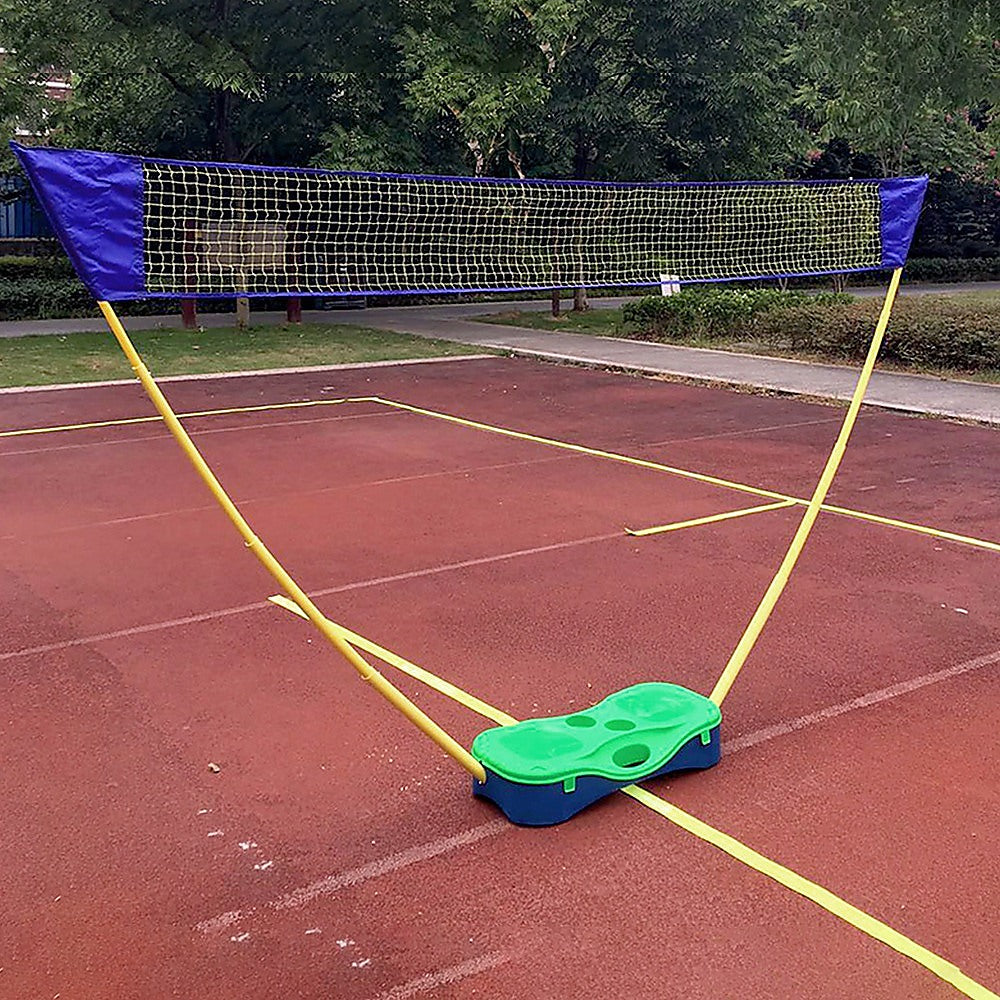 Activity Games: Folding Portable Badminton Combo Set Volleyball Net Outdoor Sports