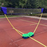 Activity Games: Folding Portable Badminton Combo Set Volleyball Net Outdoor Sports