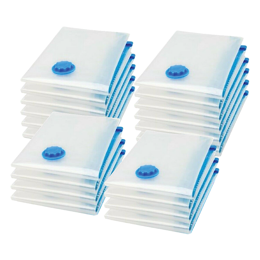 Storage Boxes: Vacuum Bags Clothes Sealed Clothing Bag Travel Compact Storage Space Saver x20