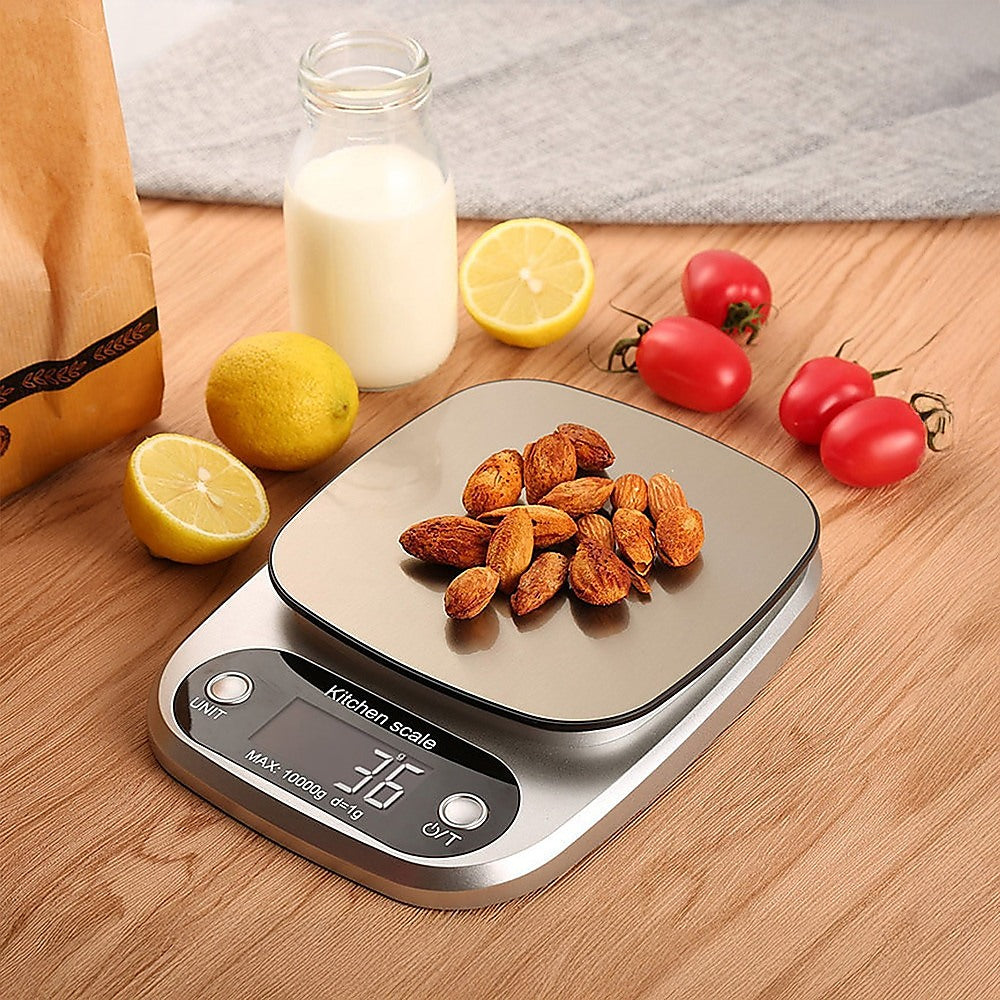 Kitchen Scales: Digital Kitchen Scale LCD Electronic Postal Food Weight Scales 10kg/1g