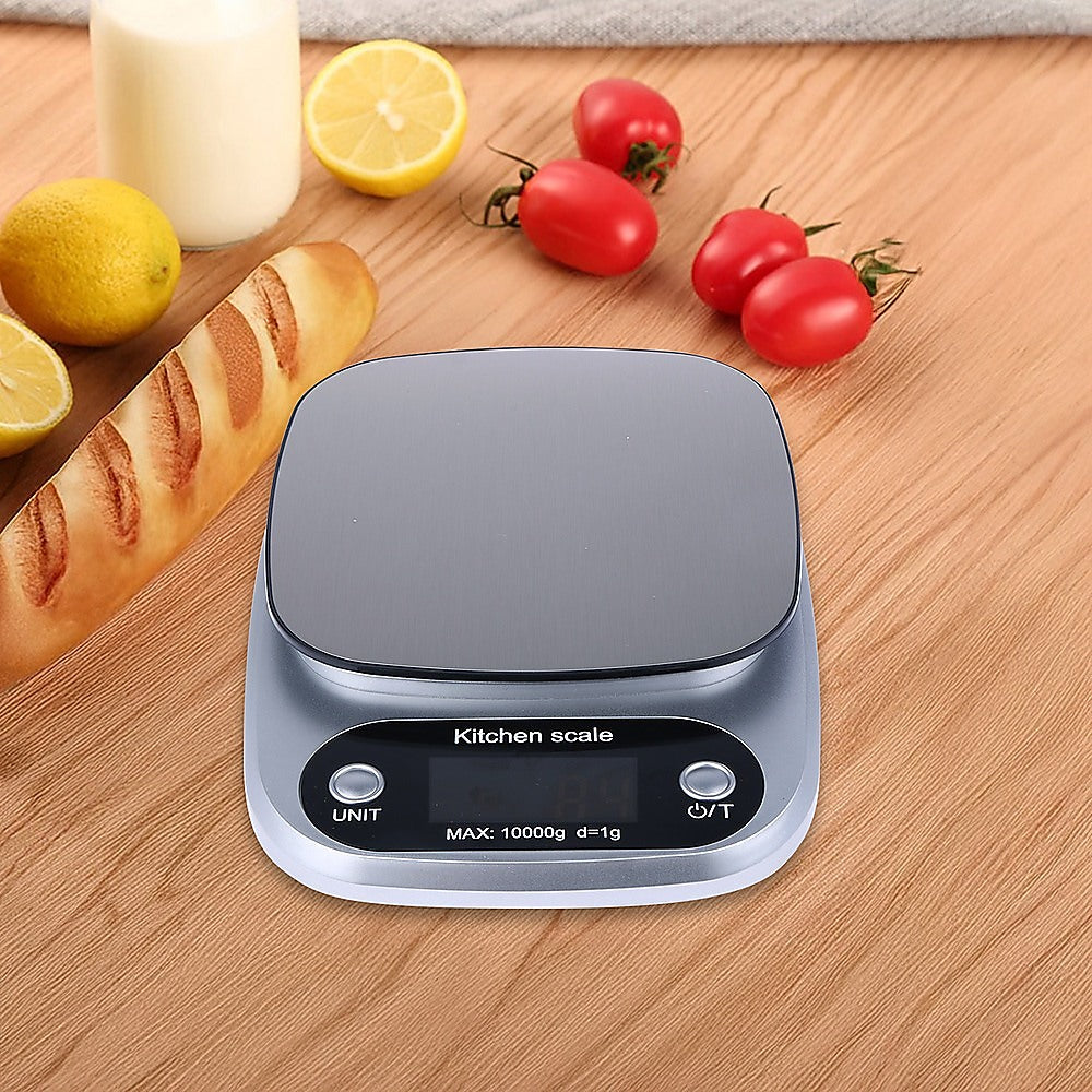 Kitchen Scales: Digital Kitchen Scale LCD Electronic Postal Food Weight Scales 10kg/1g