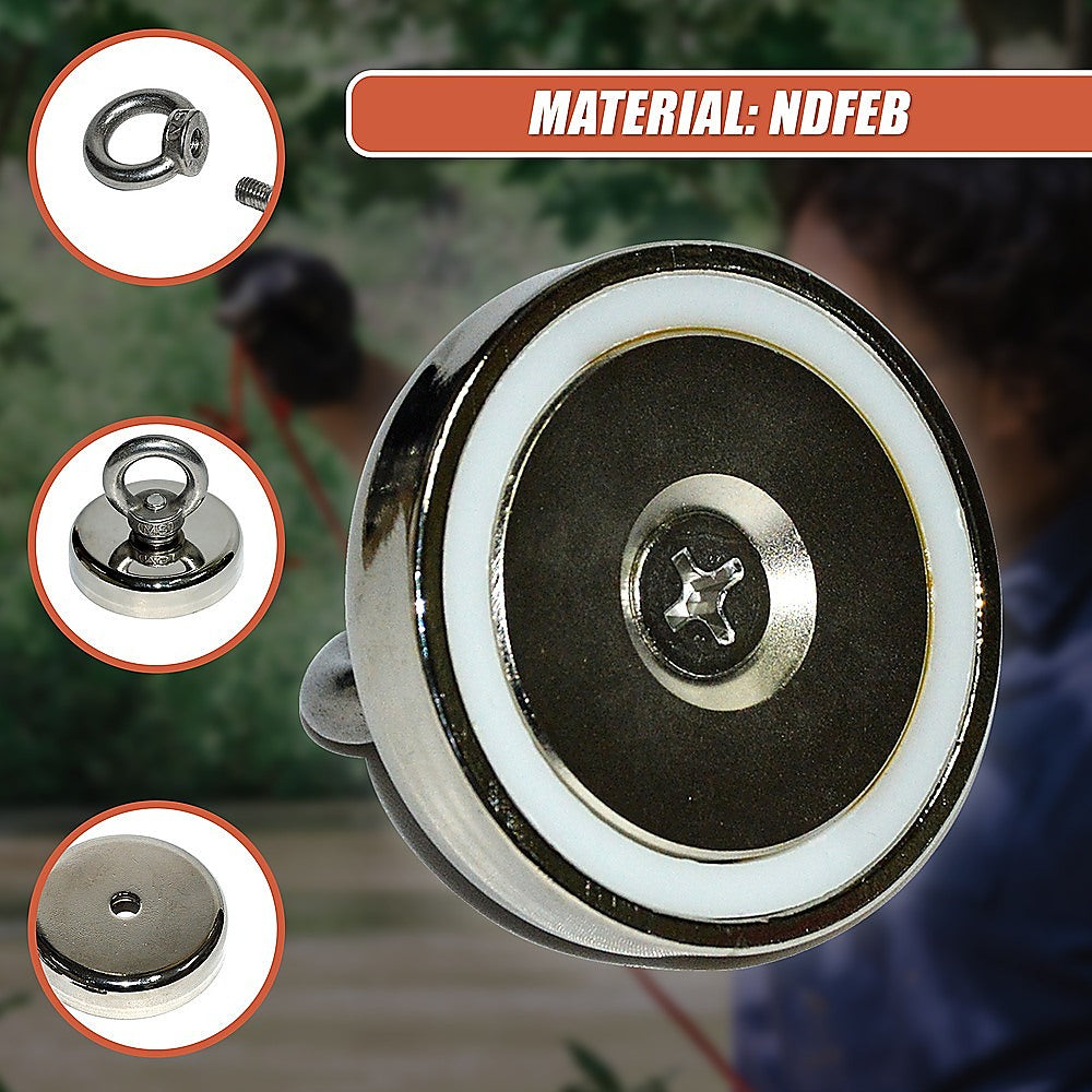 Fishing Tackle: 112Kg Salvage Strong Recovery Magnet Neodymium Hook