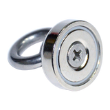 12Kg SALVAGE Strong MAGNET N52 Neodymium Eyebolt Circular Ring