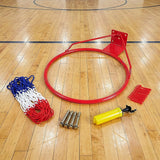Basketball & Basketball Accessories: Pro Size Wall Mounted Basketball Hoop Ring Goal Net Rim Dunk Shooting Outdoor
