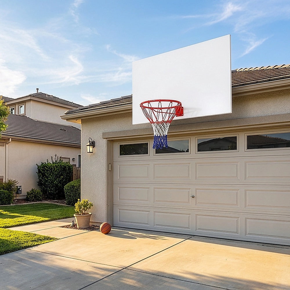 Basketball & Basketball Accessories: Pro Size Wall Mounted Basketball Hoop Ring Goal Net Rim Dunk Shooting Outdoor