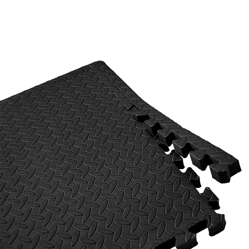 Gym Equipment & Accessories: 12 Tiles EVA Rubber Foam Gym Mat 60x60cm  2.5cm Thick Fitness Flooring Set