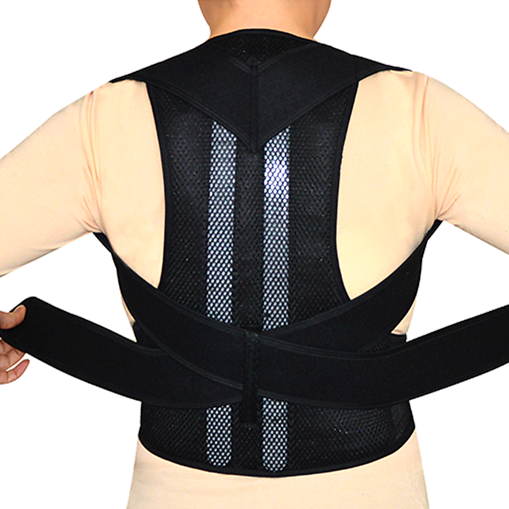 Supports & Braces: Lower Back Brace Unisex Posture Corrector Lumbar Support - Large
