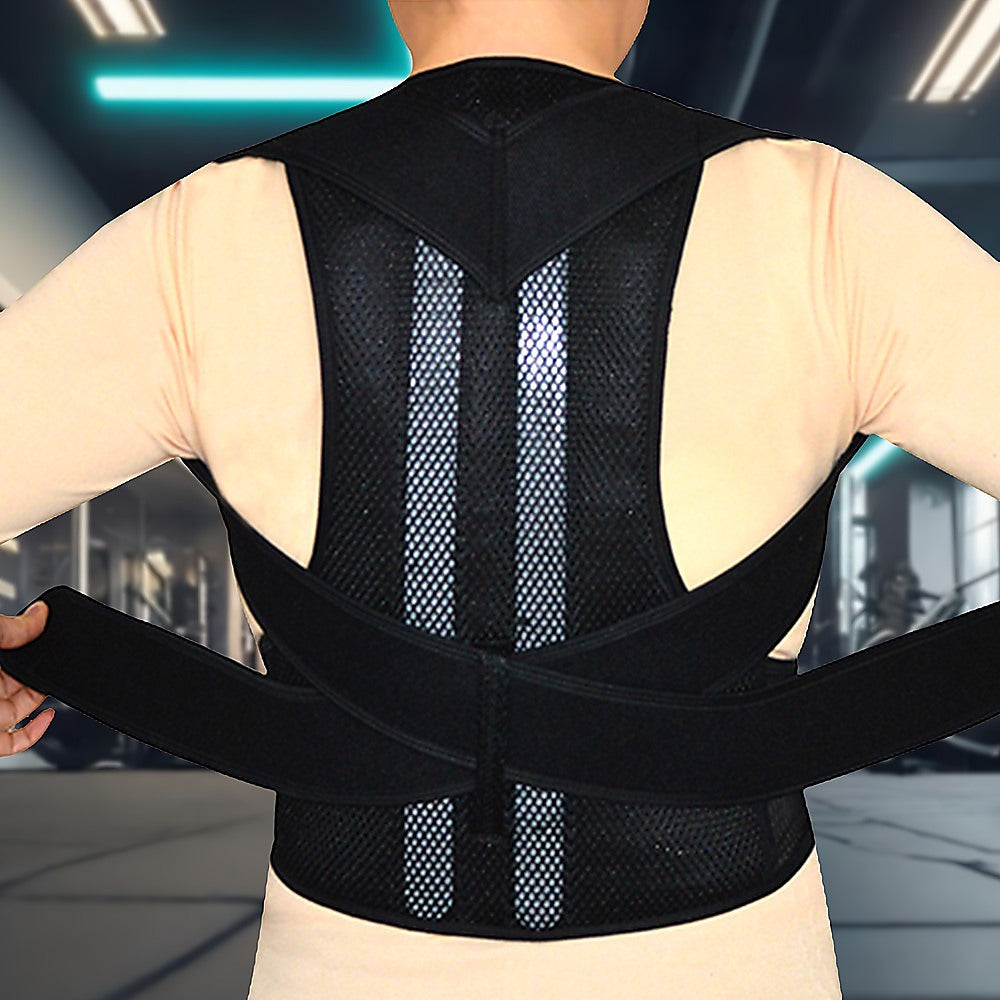 Supports & Braces: Lower Back Brace Unisex Posture Corrector Lumbar Support - Large
