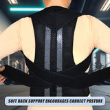 Supports & Braces: Lower Back Brace Unisex Posture Corrector Lumbar Support - Large