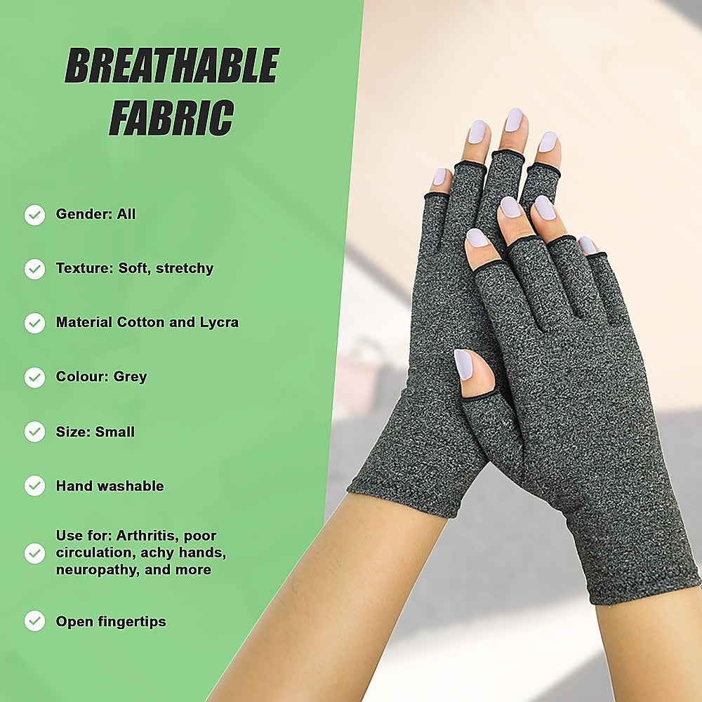 Supports & Braces: Arthritis Gloves Compression Joint Finger Hand Wrist Support Brace - Small