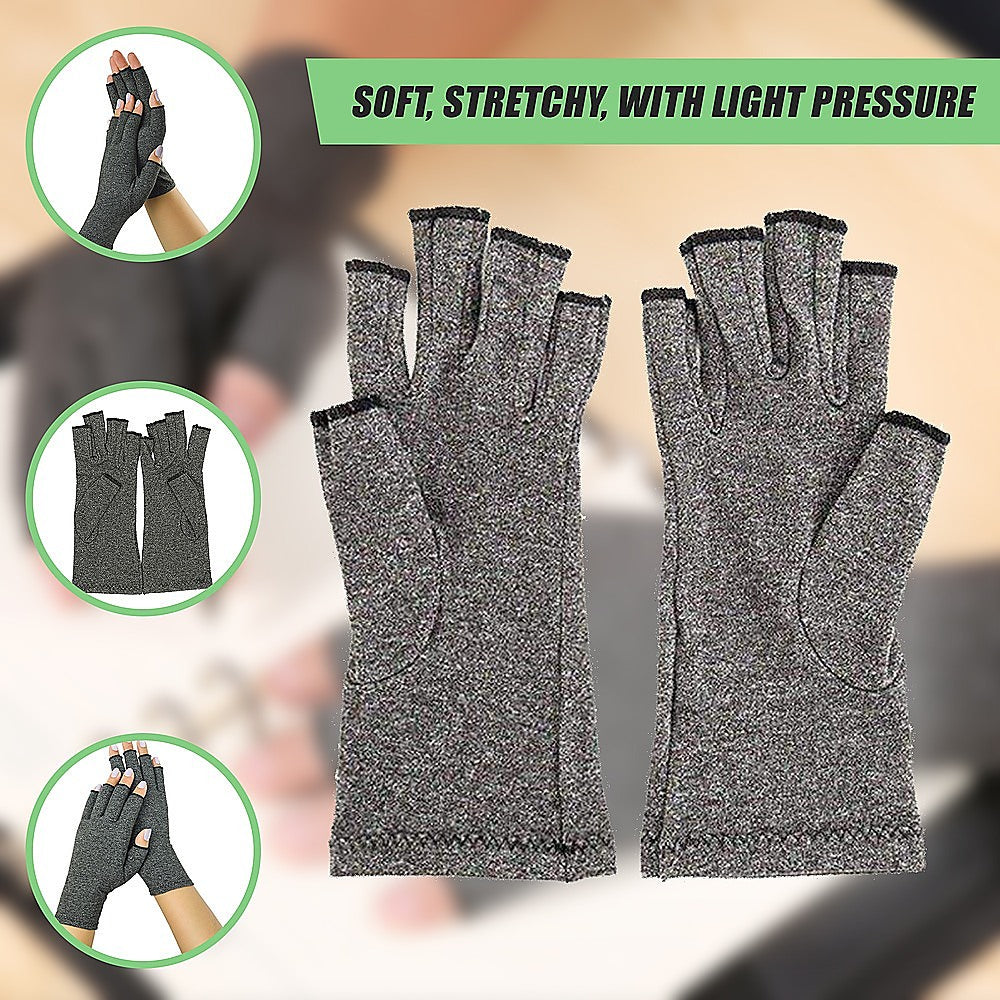 Supports & Braces: Arthritis Gloves Compression Joint Finger Hand Wrist Support Brace - Medium