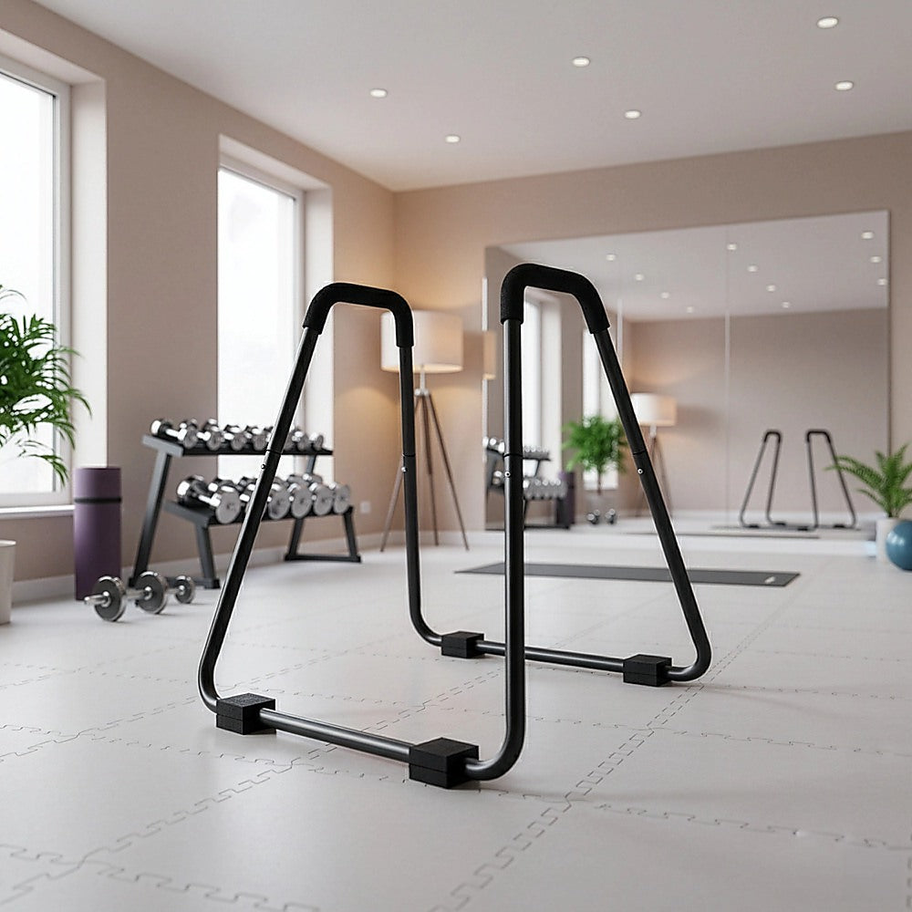 Heavy Duty Parallette Bars – Push Up & Core Strength Training Stands for Home Gym