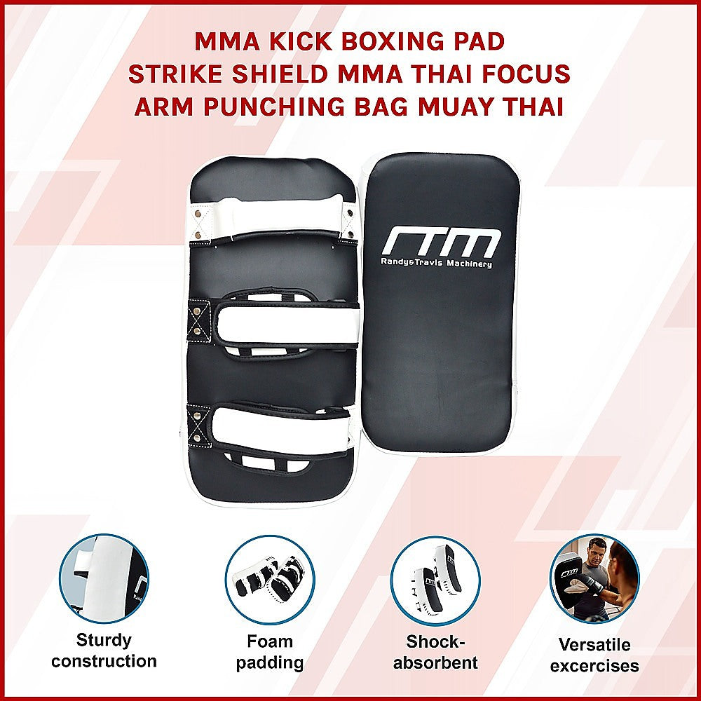 Boxing & Martial Arts: MMA Kick Boxing Pad Strike Shield  Muay Thai Focus Punching Pad Training Gear