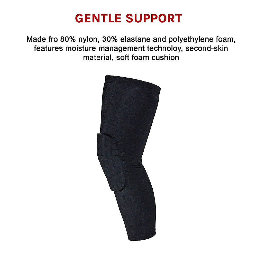 Supports & Braces: Knee Sleeve Compression Support Brace  Sports Running, Gym & Injury Protection