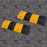Gardening Accessories: Pair of 1m Long 60T Load Rubber Speed Bump Hump Modular Speed Humps Road Hump
