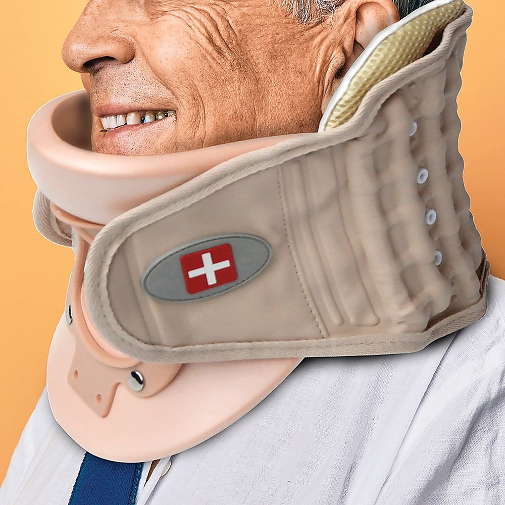 Supports & Braces: Neck Traction Air Decompression Support Brace Cervical Collar Hand Pump