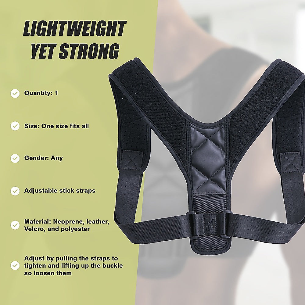 Supports & Braces: Posture Corrector Clavicle Support Back Straightener Shoulder Brace Strap