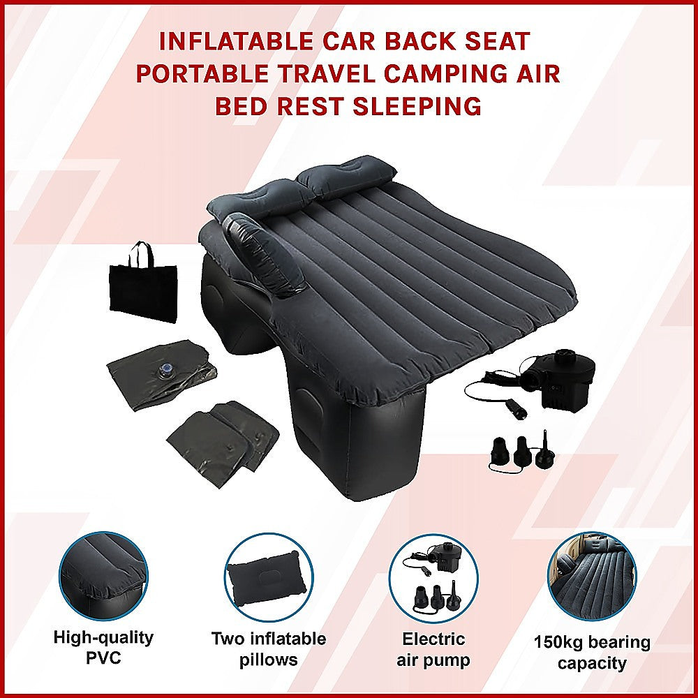 Masonry Tools: Inflatable Car Back Seat Mattress  Portable Travel Air Bed for Camping & Sleeping
