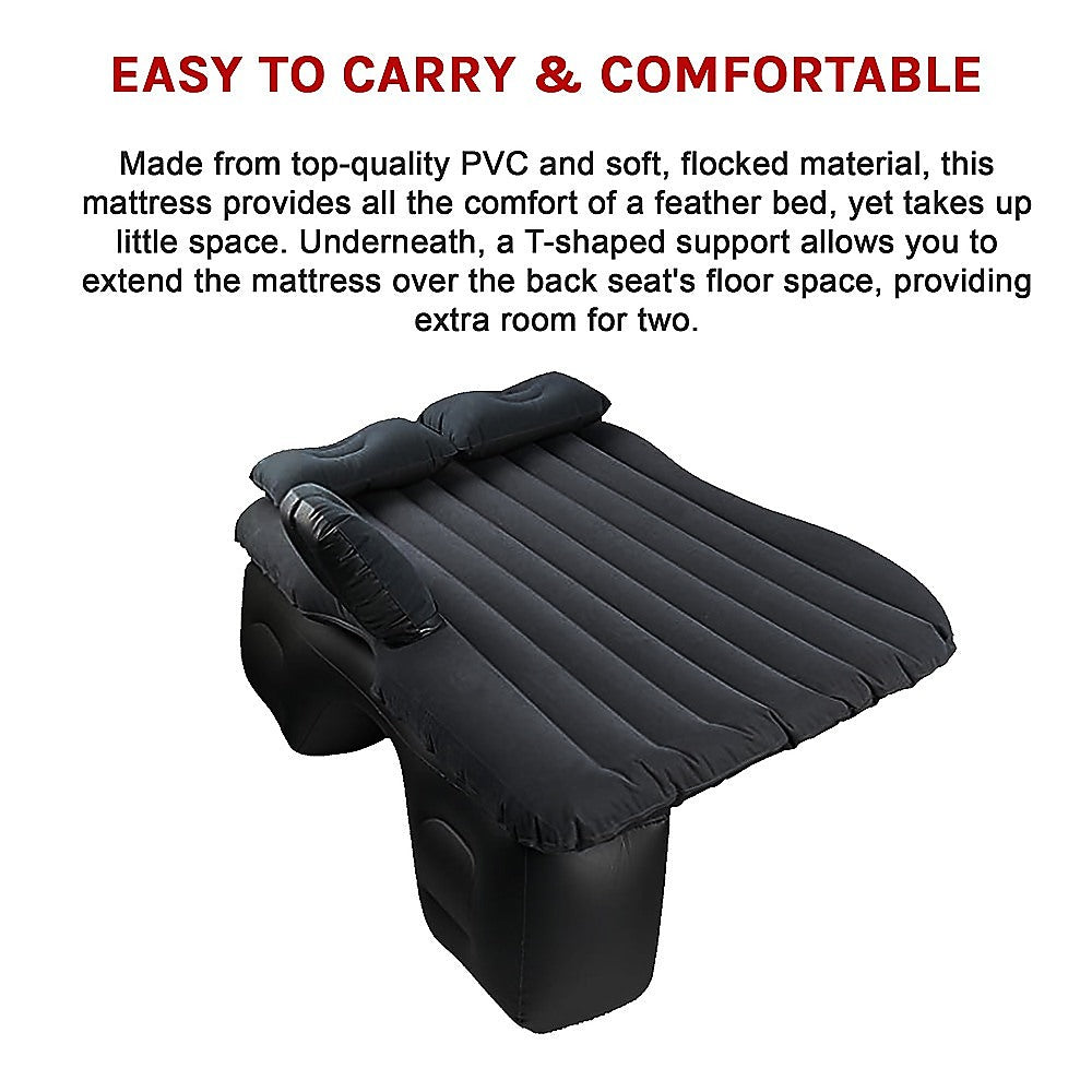 Masonry Tools: Inflatable Car Back Seat Mattress  Portable Travel Air Bed for Camping & Sleeping