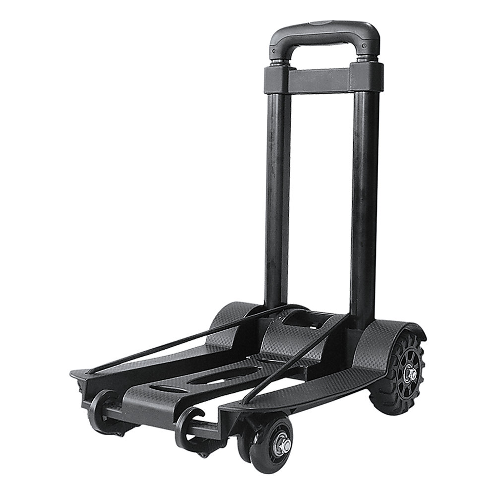 Utility Trolleys: Portable Cart Folding Dolly Push Truck Hand Collapsible Trolley Luggage 70Kg