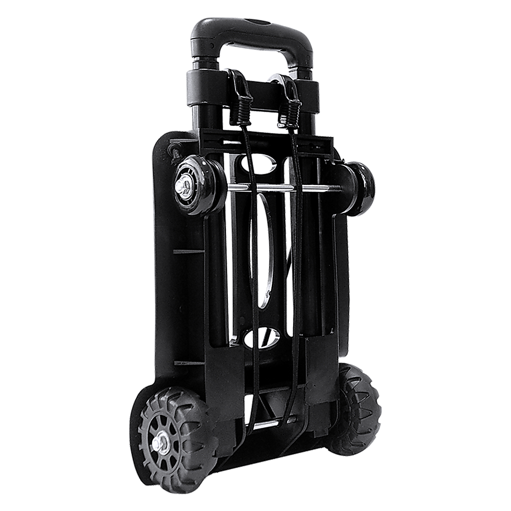 Utility Trolleys: Portable Cart Folding Dolly Push Truck Hand Collapsible Trolley Luggage 70Kg