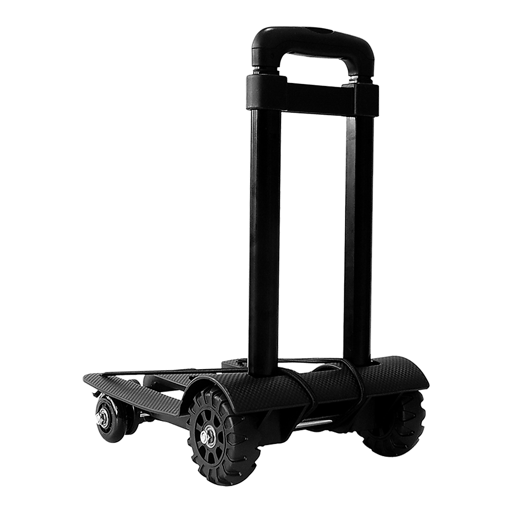 Utility Trolleys: Portable Cart Folding Dolly Push Truck Hand Collapsible Trolley Luggage 70Kg