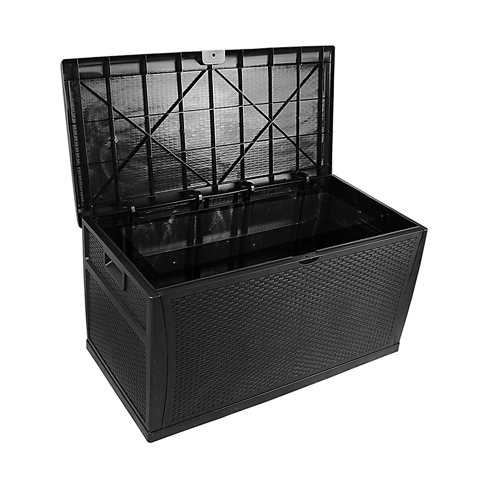 Gardening Accessories: Patio Deck Box Outdoor Storage Plastic Bench Box 450 Litre