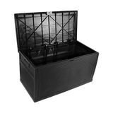Gardening Accessories: Patio Deck Box Outdoor Storage Plastic Bench Box 450 Litre